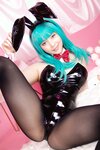 [Cosplay] Virtual Geisha - Bulma Bunny Girl (Dragon Ball)