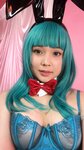 [Cosplay] Virtual Geisha - Bulma Bunny Girl (Dragon Ball)