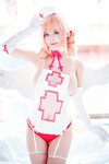 [Cosplay] Rinka 沖田凜花 - Angel Nurse
