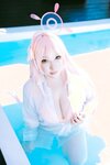 [Cosplay][Shooting Star’s] SAKU サク - Welcome Summer (Blue Archive)