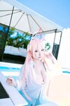 [Cosplay][Shooting Star’s] SAKU サク - Welcome Summer (Blue Archive)