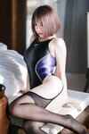 [Cosplay] BANBANKO 半半子 - Swimsuit 競泳水着を着た彼女