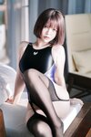 [Cosplay] BANBANKO 半半子 - Swimsuit 競泳水着を着た彼女