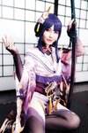 [Cosplay][YellowMoon] Mizuki Aiga 藍芽みずき - Genshin Impact vol.003 Raiden Shogun 雷○将軍