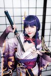 [Cosplay][YellowMoon] Mizuki Aiga 藍芽みずき - Genshin Impact vol.003 Raiden Shogun 雷○将軍