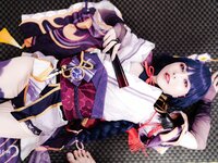 [Cosplay][YellowMoon] Mizuki Aiga 藍芽みずき - Genshin Impact vol.003 Raiden Shogun 雷○将軍