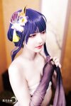 [Cosplay][YellowMoon] Mizuki Aiga 藍芽みずき - Genshin Impact vol.003 Raiden Shogun 雷○将軍