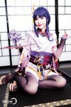 [Cosplay][YellowMoon] Mizuki Aiga 藍芽みずき - Genshin Impact vol.003 Raiden Shogun 雷○将軍