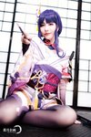 [Cosplay][YellowMoon] Mizuki Aiga 藍芽みずき - Genshin Impact vol.003 Raiden Shogun 雷○将軍