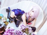 [Cosplay] Rinka Okita 沖田凜花 - Mash Kyrielight マシュ・キリエライト (Fate Grand Order)