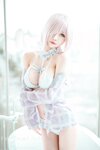 [Cosplay] Rinka Okita 沖田凜花 - Mash Kyrielight マシュ・キリエライト (Fate Grand Order)