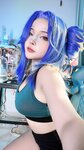 [Cosplay] Sayo Momo - Oily Neon Valorant