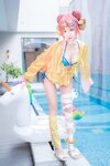 [Cosplay] Arty 亞緹 - FGO Frankenstein Swimsuit フランケンシュタイン (Fate Grand Order)