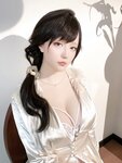 [Cosplay] Hoshilily 星之迟迟 - Mrs. Chips and the Plumber 屑太太与水管工 (Original)