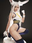 [Cosplay] PingPing 平平 - Rumi Usagiyama aka Mirko 兎うさぎ山やまルミ (My Hero Academia)