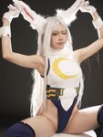 [Cosplay] PingPing 平平 - Rumi Usagiyama aka Mirko 兎うさぎ山やまルミ (My Hero Academia)