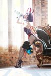 [Cosplay] Rinka Okita 沖田凜花 - Shuten Douji 酒呑童子 Bunny ver. (Fate Grand Order)