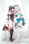 [Cosplay] Rinka Okita 沖田凜花 & Niu 牛牛 - Vanilla & Chocola (Nekopara ネコぱら)