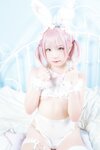 [Cosplay] Mime 弥美 - 白粉色兔女郎