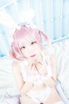 [Cosplay] Mime 弥美 - 白粉色兔女郎