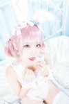 [Cosplay] Mime 弥美 - 白粉色兔女郎
