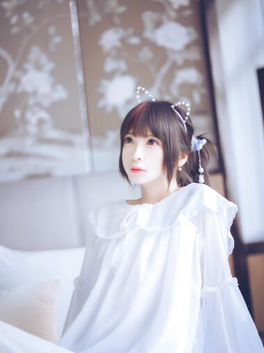 [Cosplay] Crazycat White pajamas