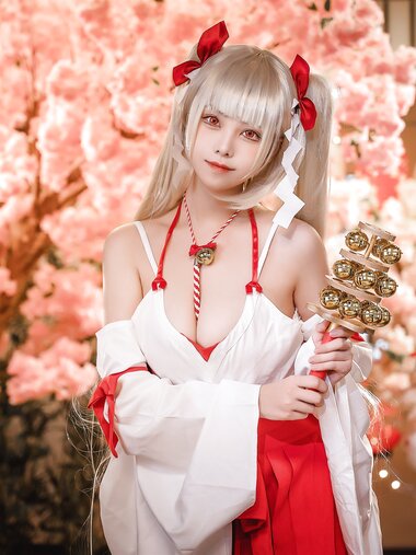 [COSPLAY] 蜜汁猫裘 可畏巫女 [50P]