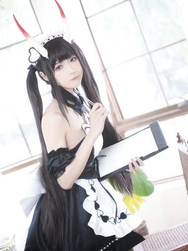 [COSPLAY] 阿包也是兔娘 - 01月舰长图包 能代女仆 [23P-402MB]