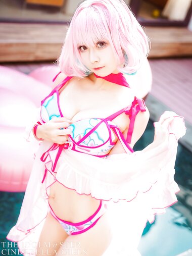 [Cosplay] Rinka Okita 沖田凜花 - Riamu Yumemi (THE IDOLM@STER CINDERELLA GIRLS) 夢見りあむ (アイドルマスター シンデレラガールズ)