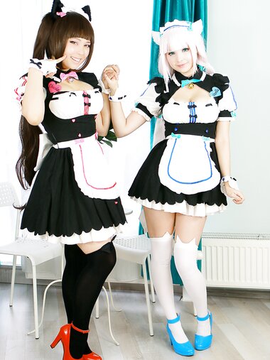 [Cosplay] Virtual Geisha & Hidori Rose - Chocola & Vanilla