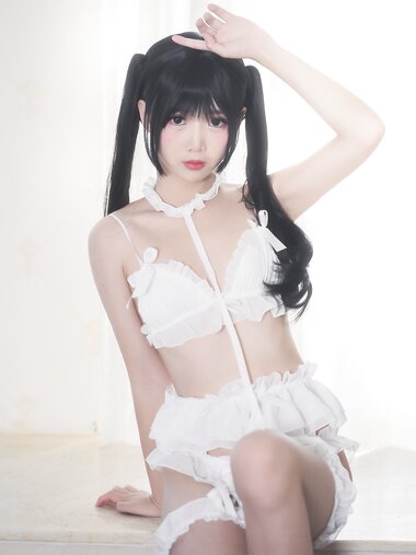 [Cosplay] Mbxer 面饼仙儿 - Brain Revolution Girl White Underwear 脑内少女 白内衣