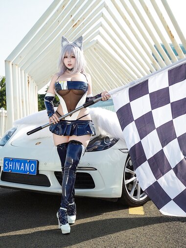 [Cosplay] Kaneko 咔喵 - Shinano racing suit + bathtub 信浓 赛车服+浴缸