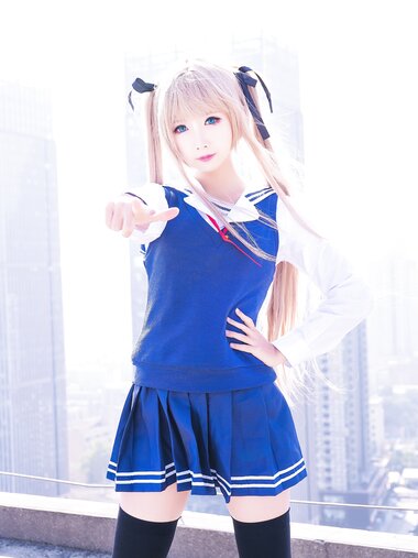 [Cosplay] Mbxer 面饼仙儿 - Qiongmei double ponytail 穹妹双马尾