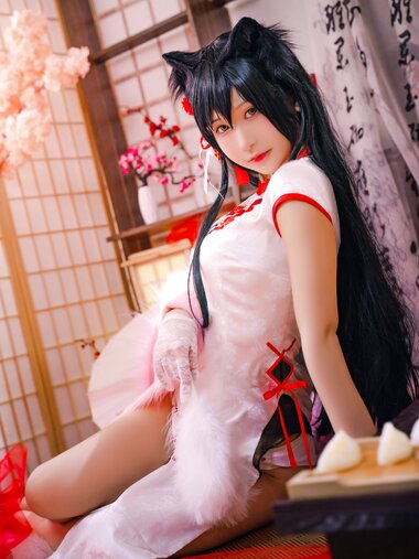 [Cosplay] 可可老师 爱宕高雄旗袍双人
