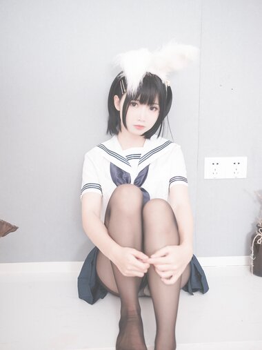 [Cosplay] Mbxer 面饼仙儿 - Rabbit Ears jk 兔耳jk