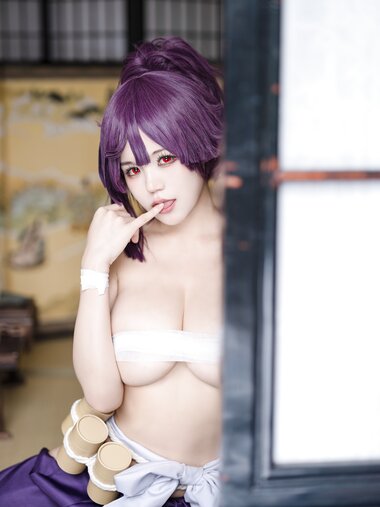 [Cosplay] Kokura Chiyo 小仓千代w - Yuzuriha ゆずりは (Lands of Rakuho) 地狱楽 杠