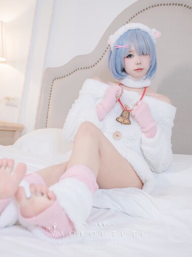 [Cosplay] Yaokoututu 咬一口兔娘ovo - Rem bleat 蕾姆咩咩