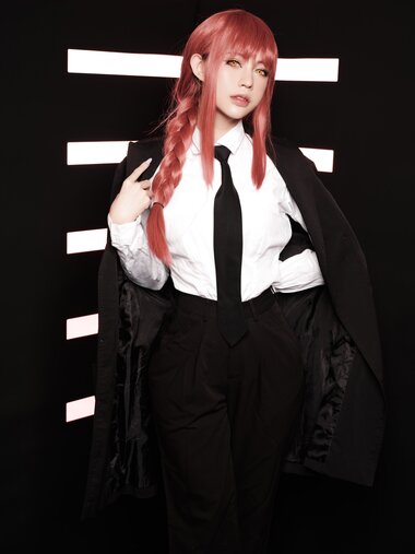 [Cosplay] PingPing Makima Hell Rider Chainsaw Man