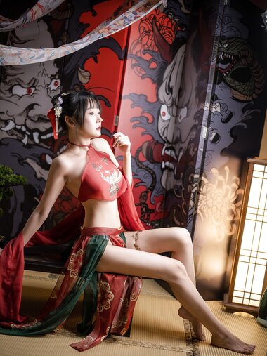 [Cosplay] Vanilla Meow Lulu 香草喵露露 - Spring Festival 2022 春节贺图 2022