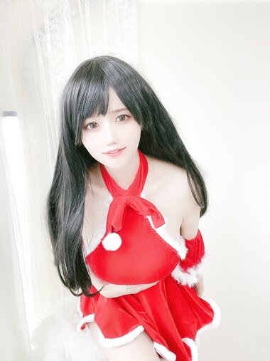 Coser@小仓千代w - No.16 - 红色圣诞礼物裙