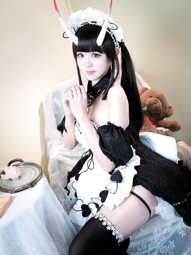 [Cosplay] Miko 酱 - Noshiro Maid (Azur Lane) 能代女仆 碧蓝航线