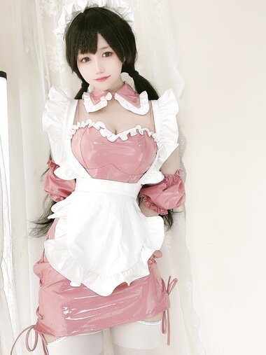 Coser@小仓千代w - No.15 - 粉色漆皮女仆