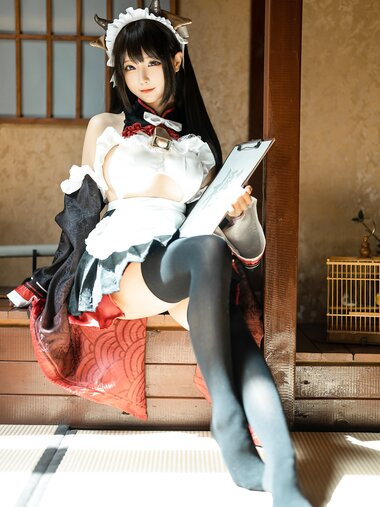 [Cosplay] Chun Momo 蠢沫沫 - Cow Maid 牛牛女仆