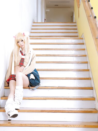 [Cosplay] Kururu Kurasaka 倉坂 usamimi MIX
