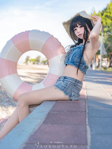 [Cosplay] Yaokoututu 咬一口兔娘ovo - Summer of the sea 海の夏日