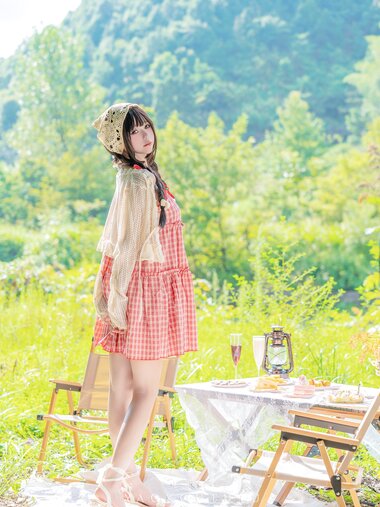 [Cosplay] Yaokoututu 咬一口兔娘ovo - Green field tea party 绿野茶会