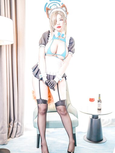 [Cosplay] KaYa 萱 - Asuna Fox Maid