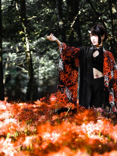 [Cosplay] Ely - Red Higanbana 殷紅彼岸