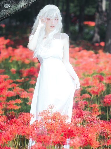 [Cosplay] Ely - White Spider Lily 白瓷彼岸