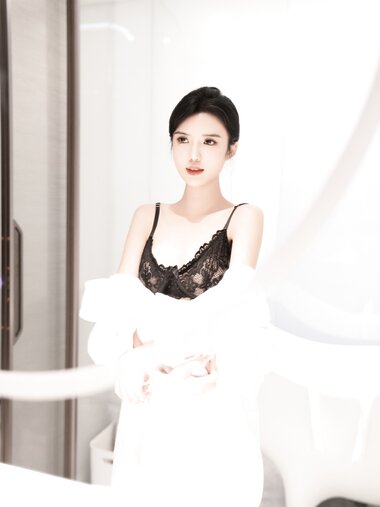 XR 浅浅Danny 性感黑白蕾丝